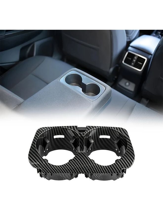 Carbon Fiber Center Console Cup Holder Insert for Mercedes Benz C Class C180 C200 C250 C300 C350 C400 C43 C450 C63 2015 2021 - Image 4